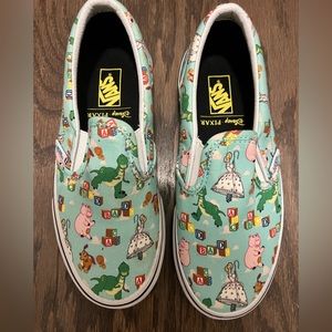 Kids Toy Story Vans Slip Ons
